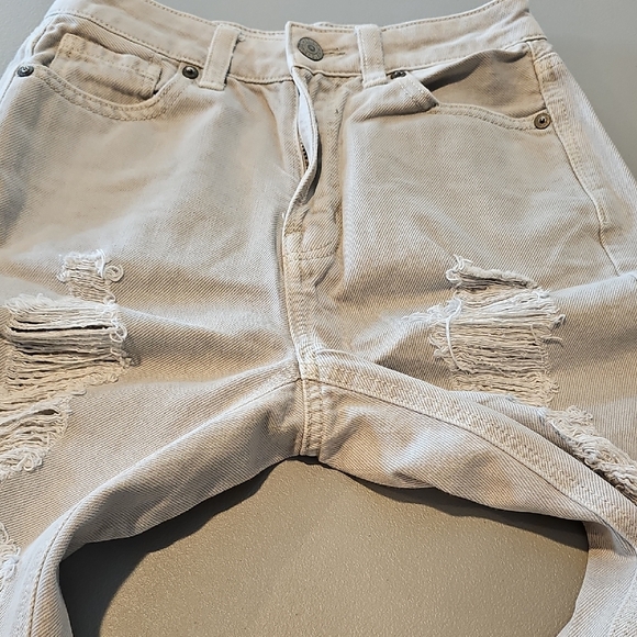 American Eagle Outfitters Gray Skinny Distressed Jeans - Picture 6 of 9